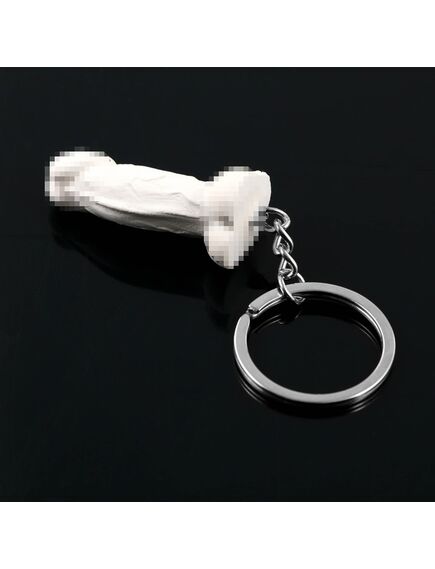 Брелок «Счастливый конец», белый, 4,5см, 18+ , изображение 5