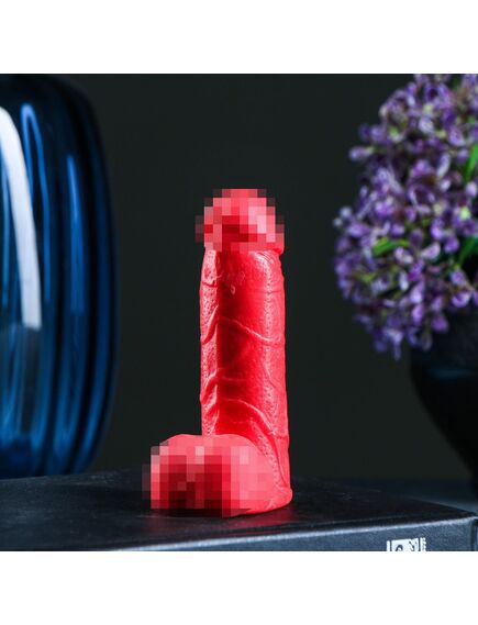 Фигурное мыло "Фаворит" красный, 11см, 104 гр , изображение 4