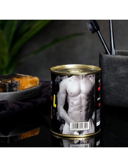 Набор в консервной банке "Сюрприз" мыло + мочалка , изображение 3