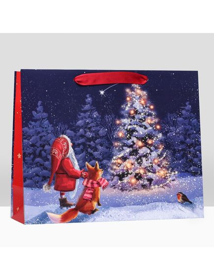 Пакет подарочный "Волшебное чудо ",люкс 32 х 26 х 12 см , изображение 3