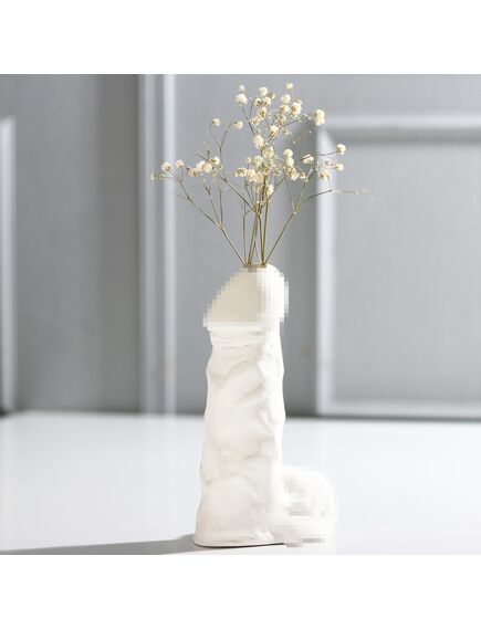 Ваза "Анатомия", белая, 5,5 см 16 см 9 см 