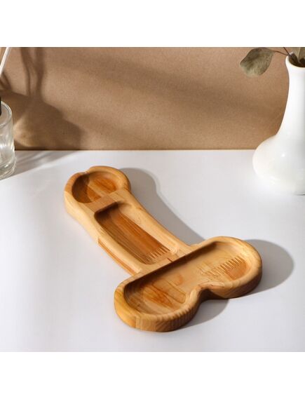 Блюдо для подачи «L», в подарочной коробке, береза, 25×16,5×1,8см , изображение 5