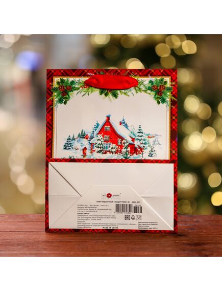 Пакет подарочный "Сказочный дом ", 18 х 22,3 х 10 см , изображение 4