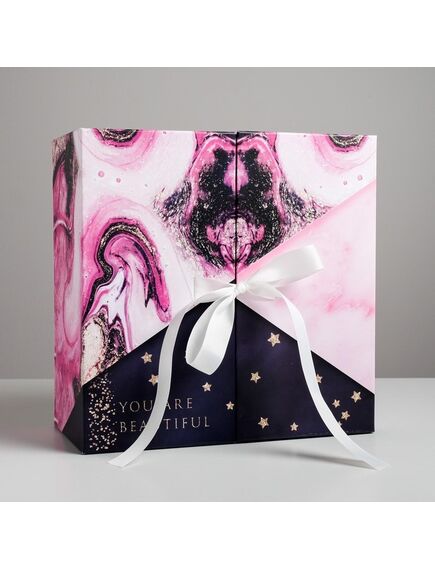 Коробка подарочная «Мрамор», 29,5 × 29,5 × 14,5 см , изображение 2