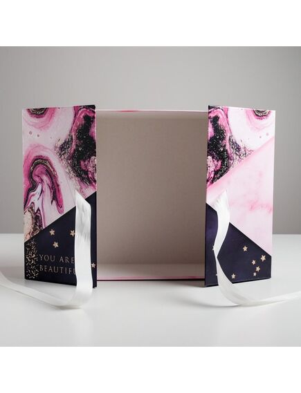 Коробка подарочная «Мрамор», 29,5 × 29,5 × 14,5 см , изображение 4