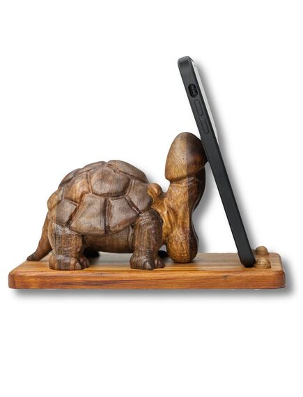 Подставка под телефон в виде черепахи "ЧленаПаха" , изображение 3