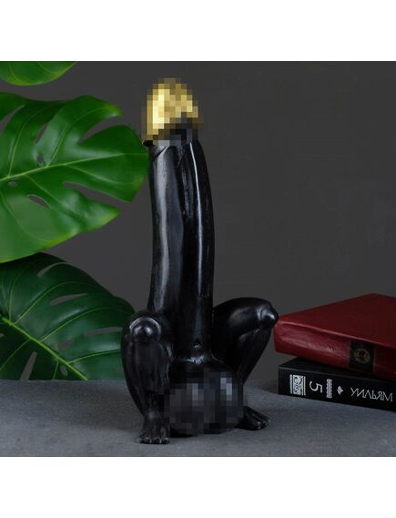 Статуэтка "Русский стандарт" черный, 30х14х11см 