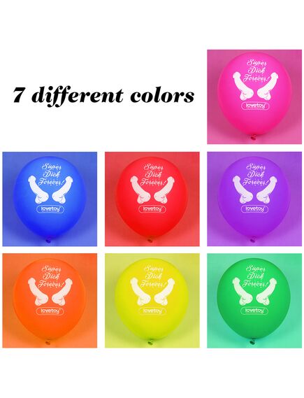 Воздушные шары "Dick Forever", 7 шт , изображение 2