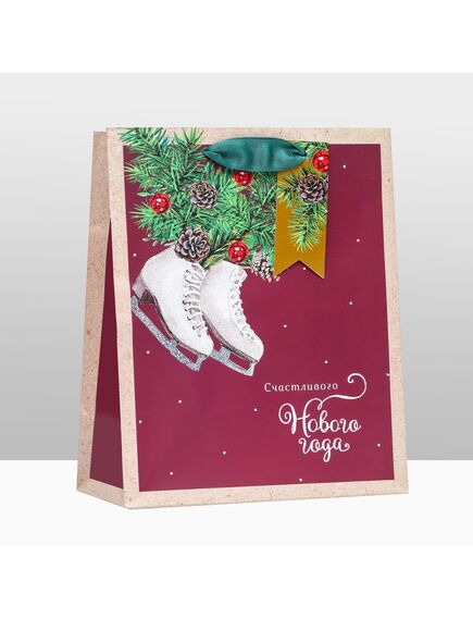 Пакет подарочный "Твой подарок ", люкс 18 х 22,3 х 10 см , изображение 3