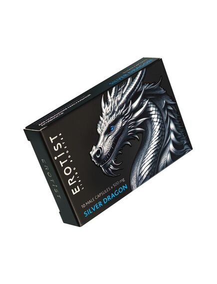 Капсулы Erotist SILVER DRAGON, для мужчин, для усиления эрекции, 10 капсул , изображение 2