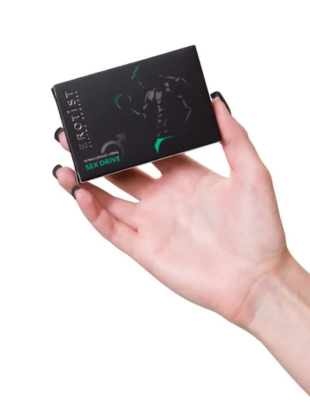 Капсулы Erotist SEX DRIVE, для мужчин, для повышения либидо, 10 капсул																	 , изображение 2