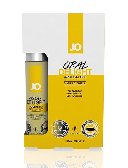 Стимулирующий гель для оральных ласк с десенсибилизацией Oral Delight - Vanilla Thrill ваниль, 30мл 