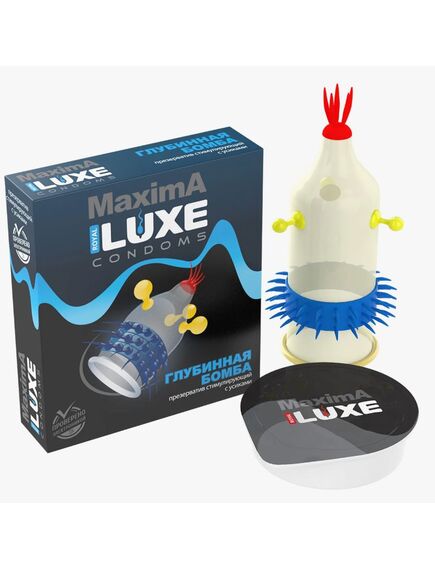 Презерватив стимулирующий «Глубинная бомба», 1 шт 