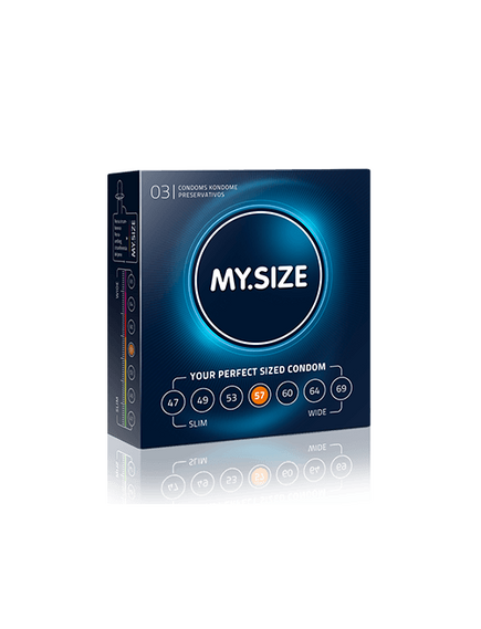 Презервативы увеличенного размера MY.SIZE 57, 3 шт 