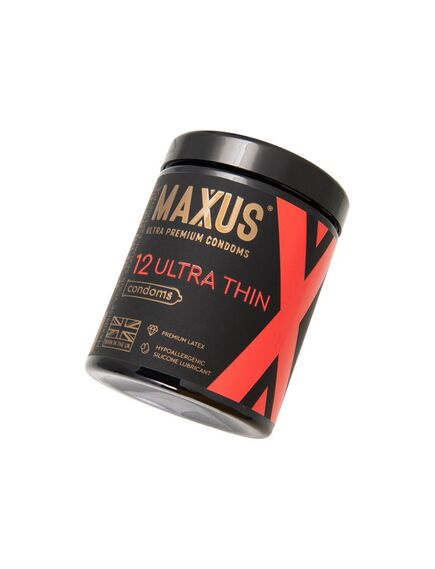 Презервативы ультратонкие Maxus Sensitive X-Edition, 12 шт 