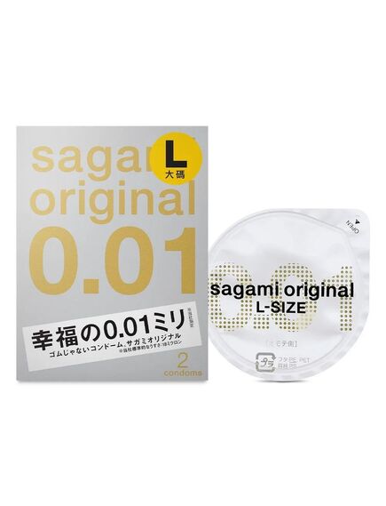 Презервативы Sagami Original 001 полиуретановые 2 шт. Large , изображение 3