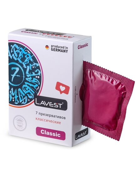 Презервативы LAVEST Classic 7шт , изображение 2