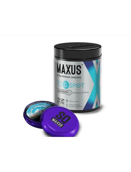 Презервативы MAXUS G spot, двойная спираль, 15 шт 