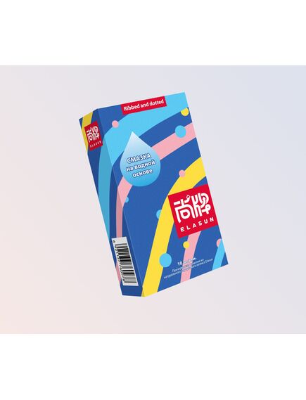 Презервативы ребристые "Elasun" 10 шт 