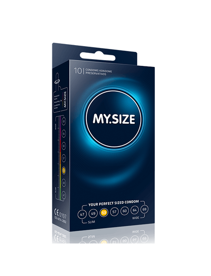 Презервативы классические MY.SIZE 53, 10 шт 