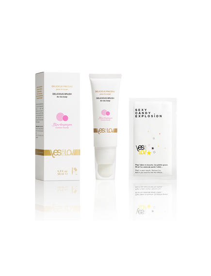 Массажный съедобный лубрикант YESforLOV 'Сладкая вата' , изображение 2