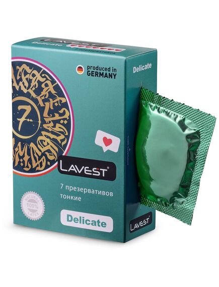 Презервативы LAVEST Delicate 7шт , изображение 2
