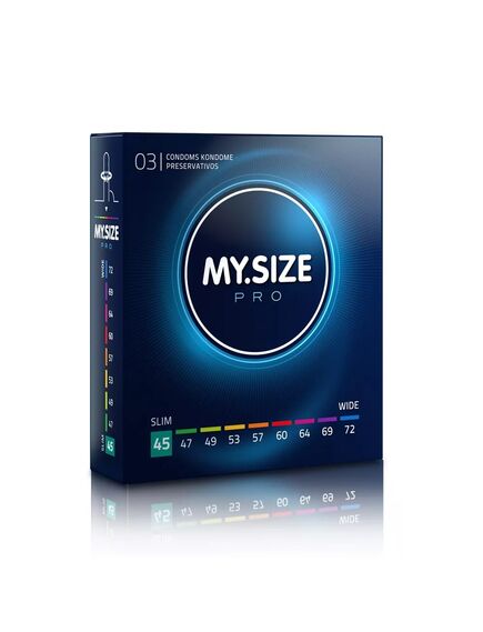 Презервативы классические MY.SIZE pro 45, 3 шт 
