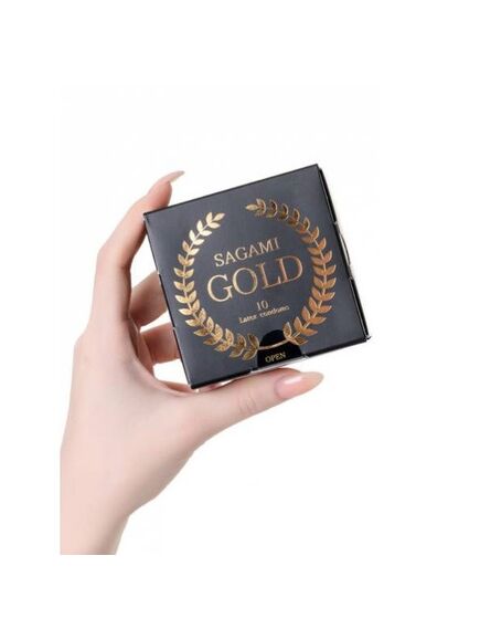 Презервативы SAGAMI Gold 10шт. латексные , изображение 2