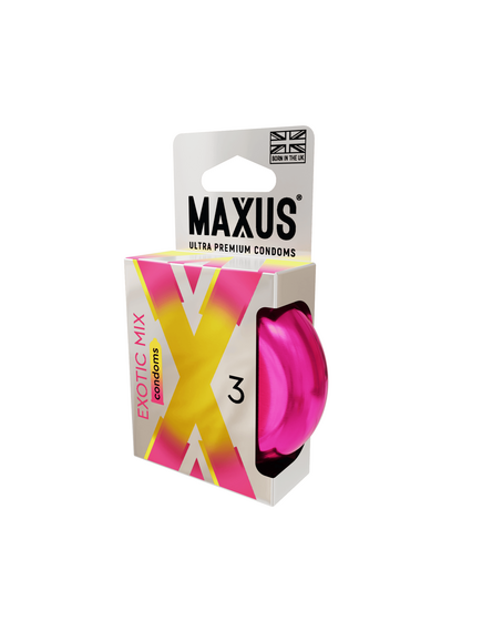 Презервативы MAXUS Exotic Mix, ароматизированные, 3 шт , изображение 2
