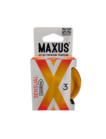 Презервативы MAXUS Sensual, анатомические, 3 шт 