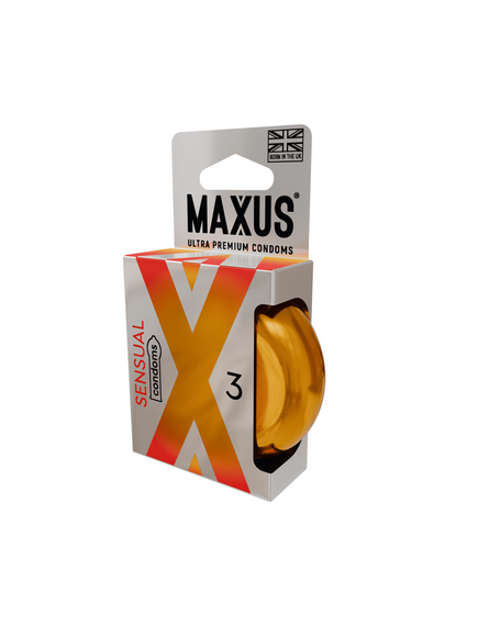 Презервативы MAXUS Sensual, анатомические, 3 шт , изображение 2