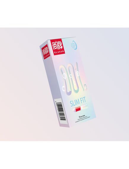 Презервативы анатомические, ультратонкие со смазкой на водной основе "Elasun" 