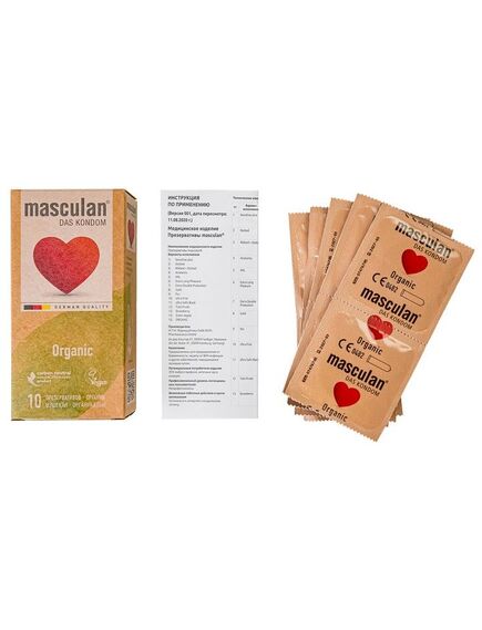 Презервативы органик Organic Masculan, 10шт , изображение 3