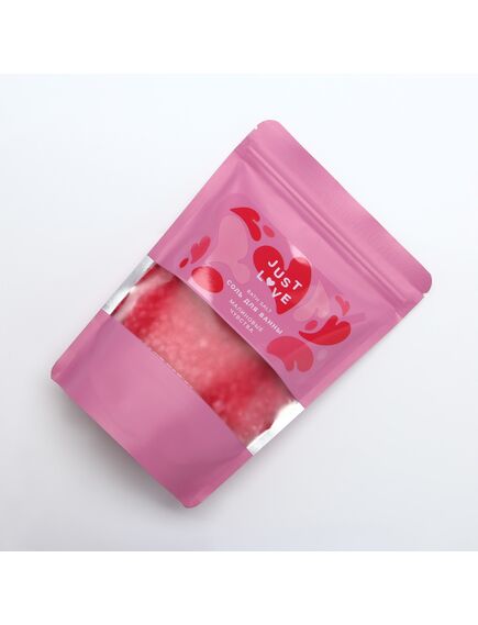 Соль для ванны, 330 г, аромат малиновых чувств, ЧИСТОЕ СЧАСТЬЕ , изображение 3
