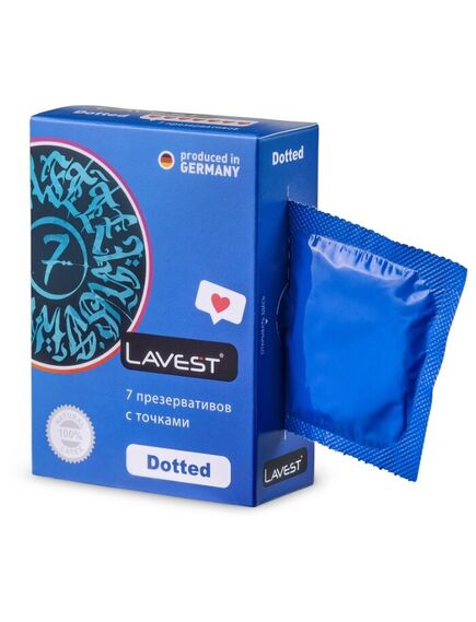 Презервативы LAVEST Dotted 7шт , изображение 2