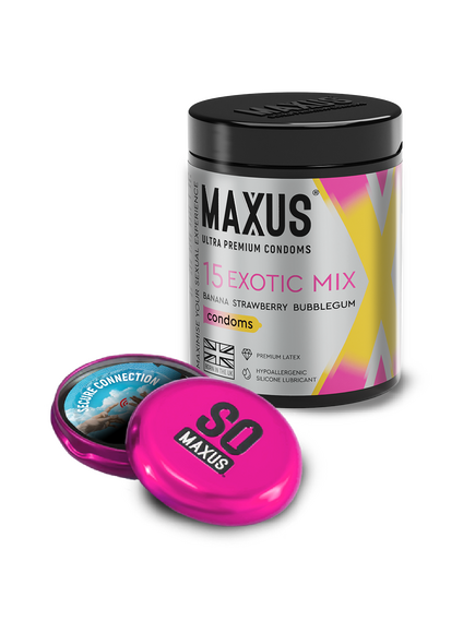 Презервативы MAXUS Exotic Mix №15, ароматизированные X-Edition, 15 шт , изображение 3