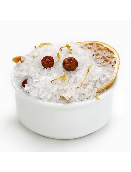 Соль для ванны с апельсином и цедрой мандарина, 400 г , изображение 2