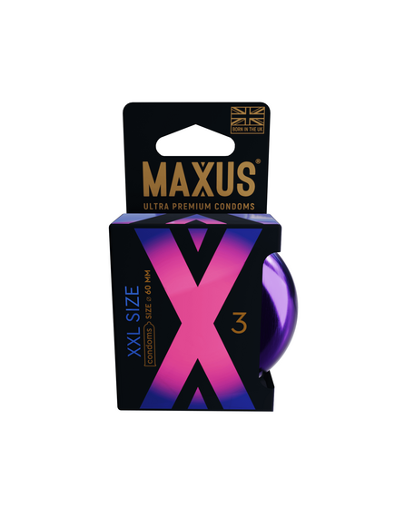 Презервативы MAXUS XXL, с увеличенным размером, 3 шт 