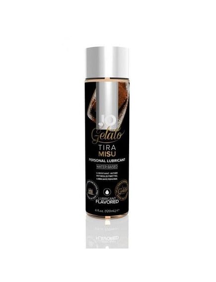 Гелевый вкусовой лубрикант ТИРАМИСУ на водной основе JO GELATO TIRAMISU FLAVORED LUBRICANT, 120мл, Выберите обьём: 120мл 