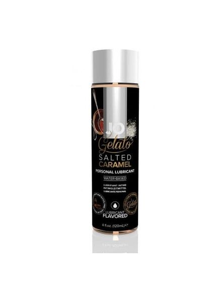 Гелевый вкусовой лубрикант СОЛЕНАЯ КАРАМЕЛЬ на водной основе JO GELATO SALTED CARAMEL FLAVORED,120мл, Выберите обьём: 120мл 