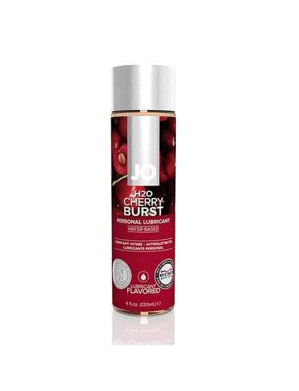 Вкусовой лубрикант Вишня на водной основе JO Flavored Cherry Burst , 4 oz (120мл.) 