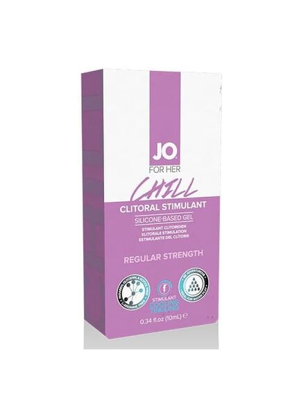 Стимулирующий гель для клитора, охлаждающий JO CHILL, 10 мл 