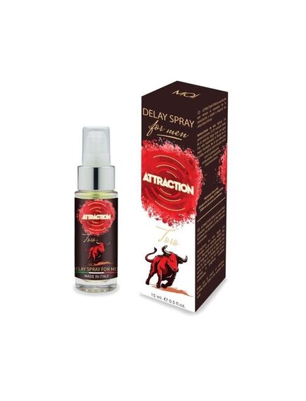 Пролонгирующий спрей для мужчин RETARDING SPRAY ATTRACTION TORO 15мл 