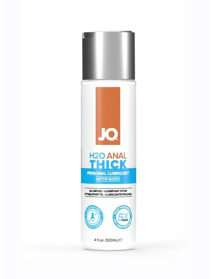 Супер густой анальный лубрикант на водной основе JO H20 Anal Thick - 120 мл., Выберите обьём: 120мл 