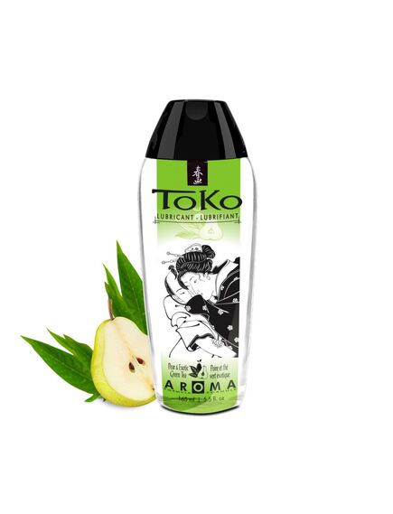 Лубрикант Toko «Зелёный чай и груша», 165 мл, Выберите аромат: Зелёный чай и груша 