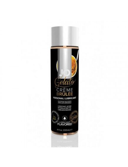 Гелевый вкусовой лубрикант крем брюле на водной основе JO GELATO CREME BRULEE FLAVORED, 120мл 