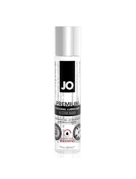 Классический возбуждающий лубрикант на силиконовой основе JO Premium Warming, 1 oz (30мл.) 