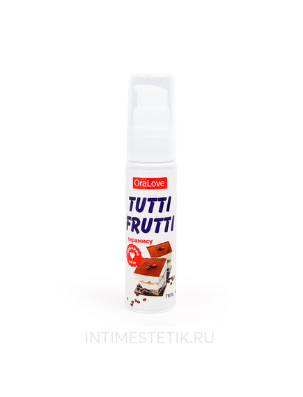 ГЕЛЬ "TUTTI-FRUTTI ТИРАМИСУ" серии "OraLove" 30г , изображение 2