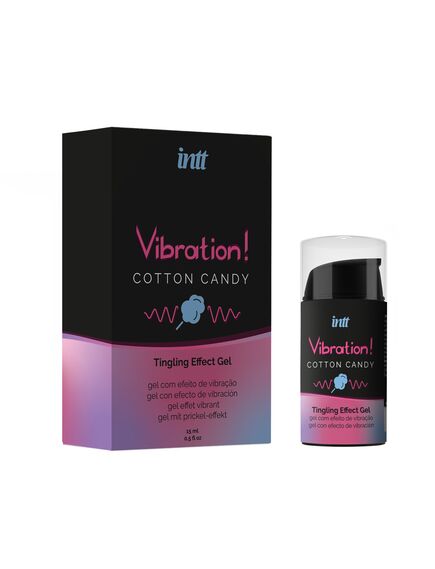 Увлажняющий гель Жидкий вибратор Cotton Candy, 15 мл, Выберите аромат: Сахарная вата 