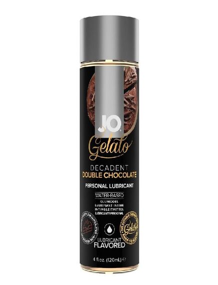 Вкусовой лубрикант Gelato Decadent Double Chocolate Изысканный двойной шоколад, 120мл, Выберите обьём: 120мл 